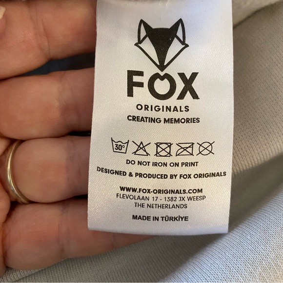 Fox Original Mens Amsterdam Bike Town Gray Embossed Hoodie Sweatshirts XL - Picture 9 of 13